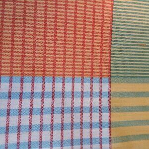 New JOANNE KESSLER CONCORD 100% Cotton Twill Fabric Check Plaid Picnic print
